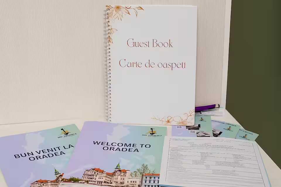 A guest book for a hotel — studio in Oradea