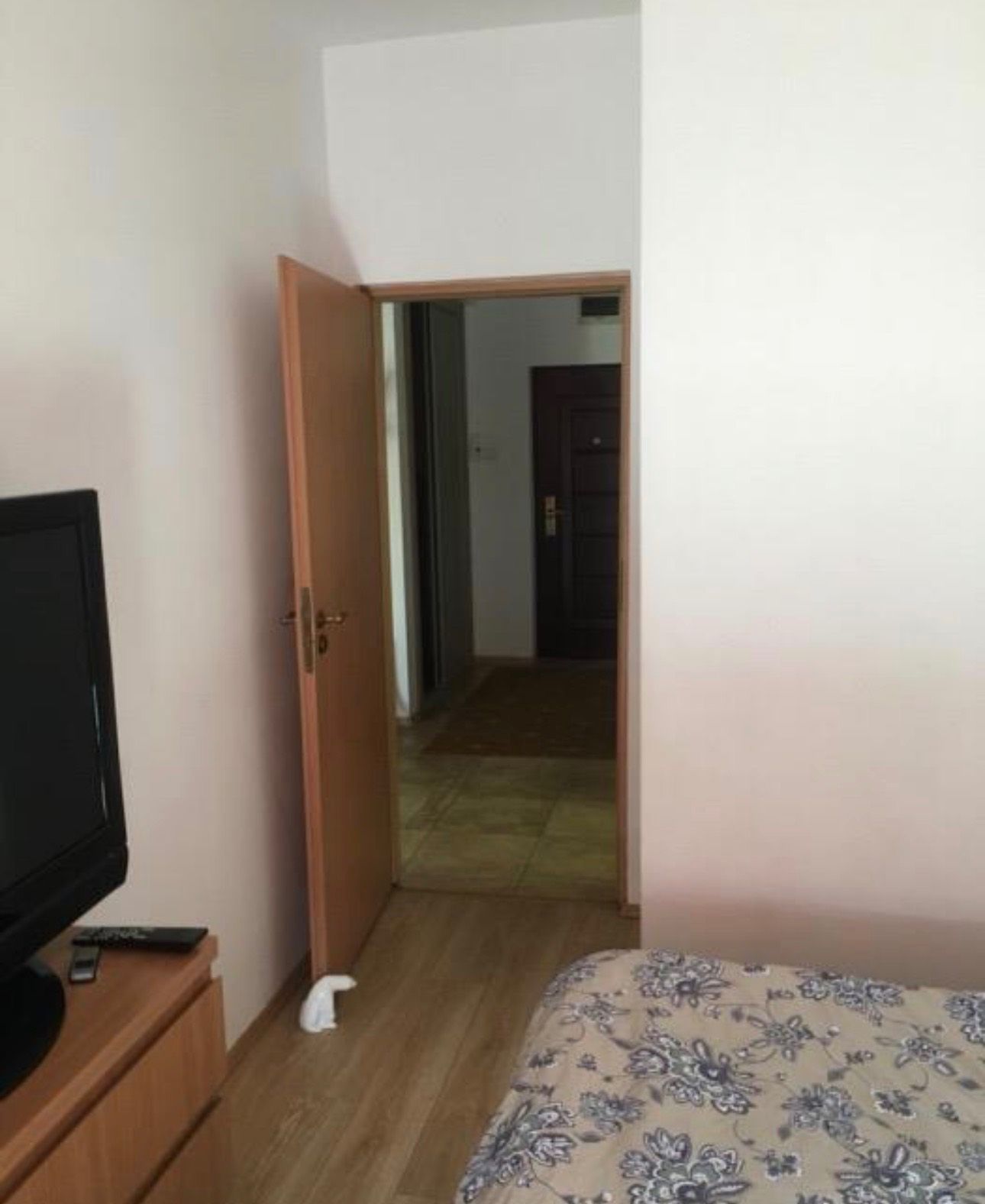 Room with bed and TV